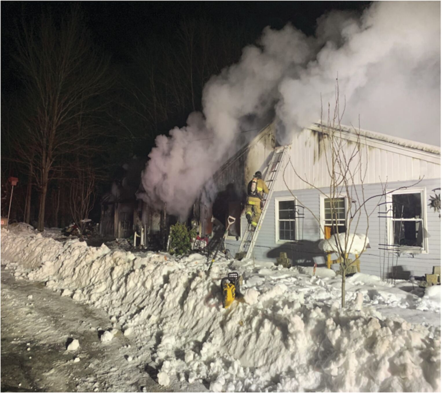 No injuries in Gilford house fire Tuesday night